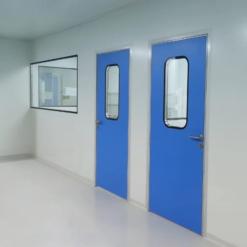 Pintu Cleanroom GMP Swing Tunggal (Single Leaf) – PT Farclean Indonesia